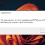 EMP.dll Not Found Error