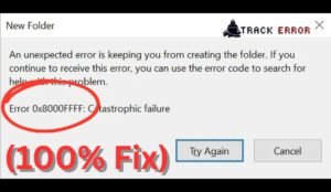Error Code 0x8000FFFF