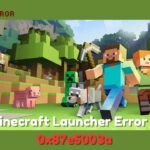 Minecraft Launcher Error Code 0x87e5003a