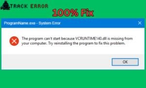 VCRUNTIME140.dll is Missing
