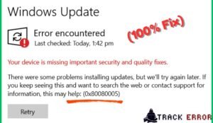 Windows Update Error 0x80080005